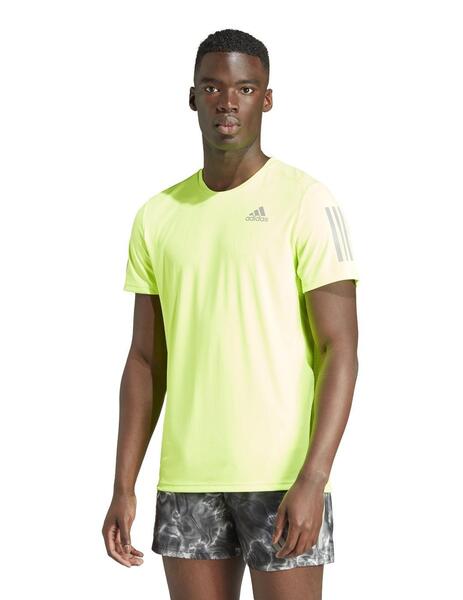 Camiseta Running Adidas SS Turquesa