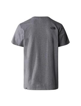 Camiseta The North Face Simple Dome Gris Hombre