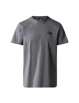 Camiseta The North Face Simple Dome Gris Hombre