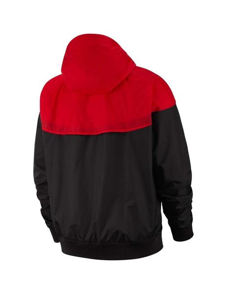 Chaqueta nike roja online y negra