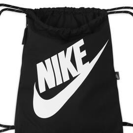 Nike Heritage Bolsa con cordón Negro