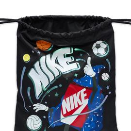 GIMSACK NIÑOS NIKE 12 LITROS NEGRO