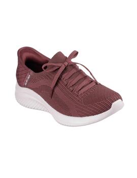 Zapatilla para Mujer  Skechers Slip Ins Granate