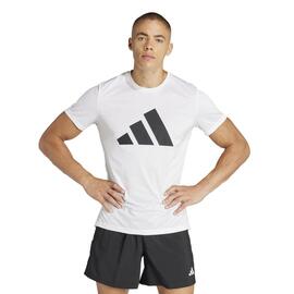 Camiseta de Running  Adidas Run It   Blanco para Hombre