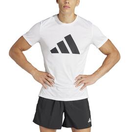 Camiseta de Running  Adidas Run It   Blanco para Hombre