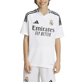 Camiseta Fútbol Niños  Adidas Real Madrid 1º 24/25  Blanco