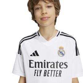 Camiseta Fútbol Niños  Adidas Real Madrid 1º 24/25  Blanco