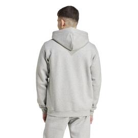 CHAQUETA CON CAPUCHA ADIDAS TREFOIL ESSENTIALS GRIS