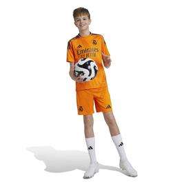 Conjunto Niños Futbol Adidas Real Madrid 2ª  24/25  Naranja