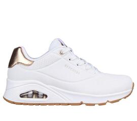 Zapatilla para Mujer Skechers UNO GOLDE Blanco