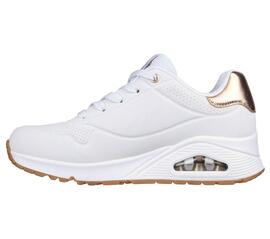 Zapatilla para Mujer Skechers UNO GOLDE Blanco