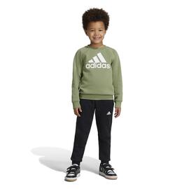 CHandal Niños Adidas Essentials Logo Fleece verde