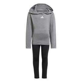 Conjunto de Fitness adidas And Little Infantil Gris