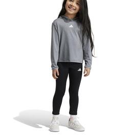 Conjunto de Fitness adidas And Little Infantil Gris