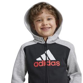 Chándal para niños adidas Essentials Big Logo Gris