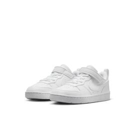 Zapatilla Niño Nike Court Borought low recraft Blanco