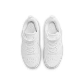 Zapatilla Niño Nike Court Borought low recraft Blanco