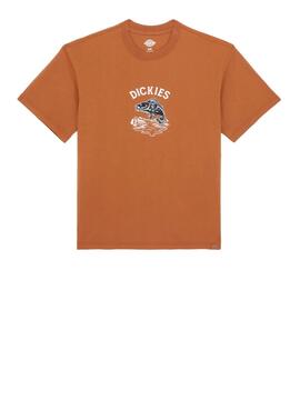 Camiseta Dickies Dumfries Sleeve  marrón