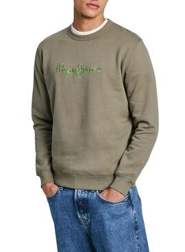 Sudadera Pepe Jeans New Joe verde para hombre 