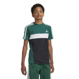 Camiseta Niño Adidas TIBERO 3 STRIPES VERDE