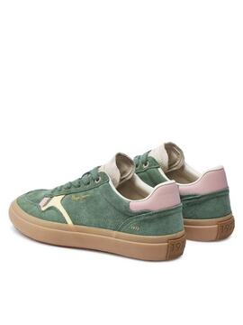 Zapatilla para Mujer Pepe Jeans Travis Retro Verde