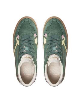 Zapatilla para Mujer Pepe Jeans Travis Retro Verde