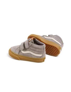 Zapatillas Vans Sk8 -Mid Reissue V Junior Gris