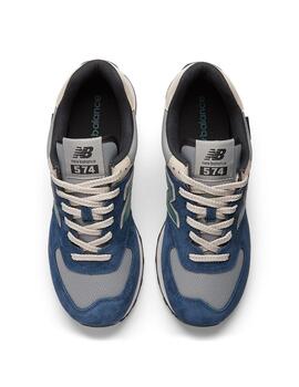 Zapatilla New Balance  574 SOA Azules