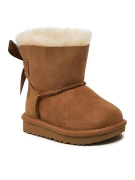 Bota Infantil UGG Mini Bailey Bow II   Camel/Lazo