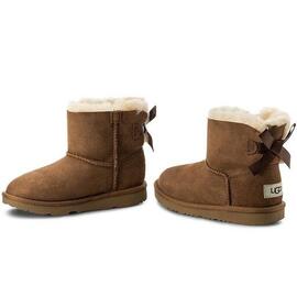 Bota para Niños  UGG Mini Bailey Bow II  Camel/Lazo