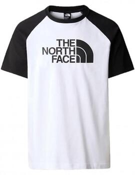 Camiseta  The North Face  Raglan Easy  Blanco