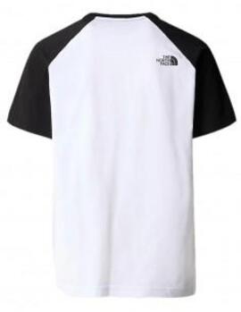 Camiseta  The North Face  Raglan Easy  Blanco