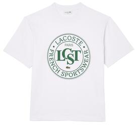 Camiseta  Lacoste   Blanco