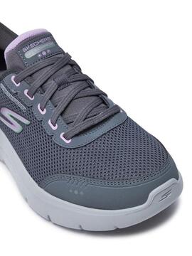 Zapatilla para Mujer  Skechers Slip ins water gris