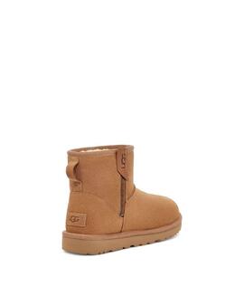 Bota Mujer  UGG Mni Bailey Zip  Camel