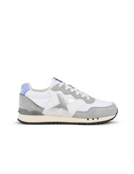 Zapatilla Munich Dash Woman 239 Blanco/Plata