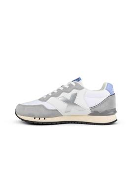 Zapatilla Munich Dash Woman 239 Blanco/Plata