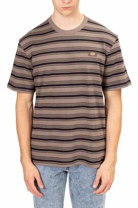 Camiseta  Dickies Stevensville Stripe Marrón/Rayas