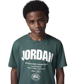 Camiseta para Niño  Jordan Champions SS  Verde