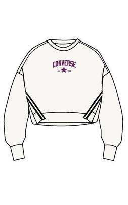 Sudadera Crop para Mujer Converse all star