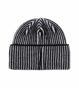 Gorro Vans Nesbit Cuff Unisex Blanco y Negro 