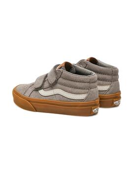 Zapatilla Para Niños  Vans SK8-Mid Reissue V Gris