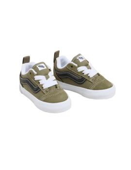 Zapatillas Vans Knu Skool Elastic Niño Verde