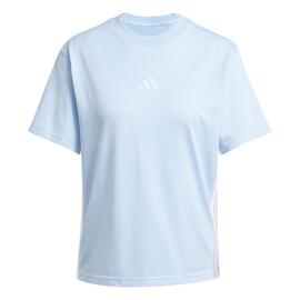 Camiseta  Para Mujer  Adidas 3 Stripes   Azul