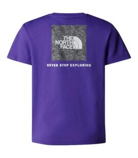 Camiseta para Niños The North Face Redbox Relaxed Violeta