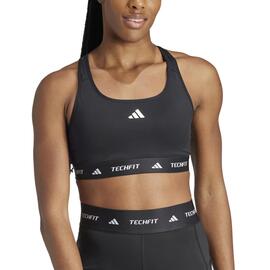 Sujetador para Mujer  Deportivo Adidas TF BRA   Negro