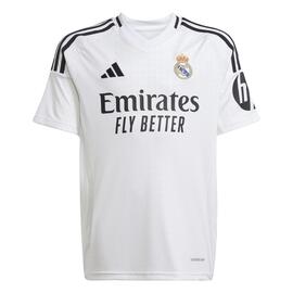 Camiseta Niños  Adidas R. Madrid 1ª 24/25 Blanca