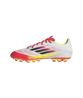 Bota Fútbol  Adidas F50 League  Blanco/Flúor