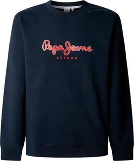 Sudadera Pepe Jeans Duke Crew Hombre Azul