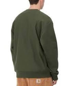 Sudadera  Carhartt American Script  Verde